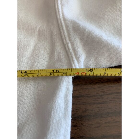 White Sweatshirt Pink Mini Heart Design Size XS Toddler Preowned - Picture 4 of 11